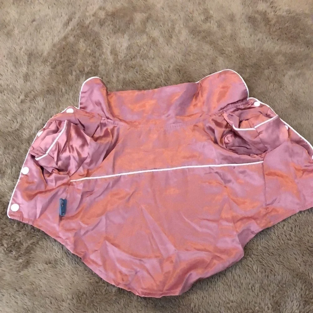 Dog silk / satin like pajamas small breed size large - Picture 3 of 4